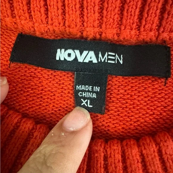 Red Sweater with Black Lettering - Picture 2 of 2